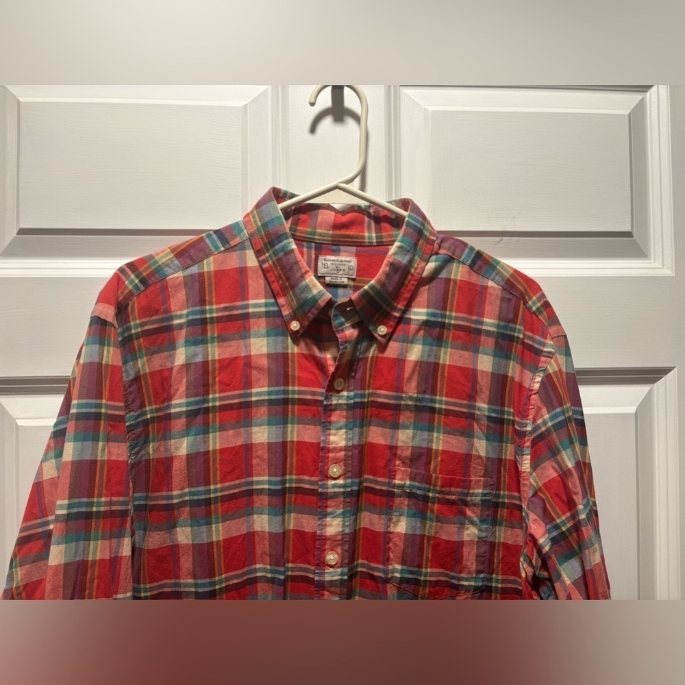J Crew Summer Plaid Shirts men’s - Picture 4 of 6